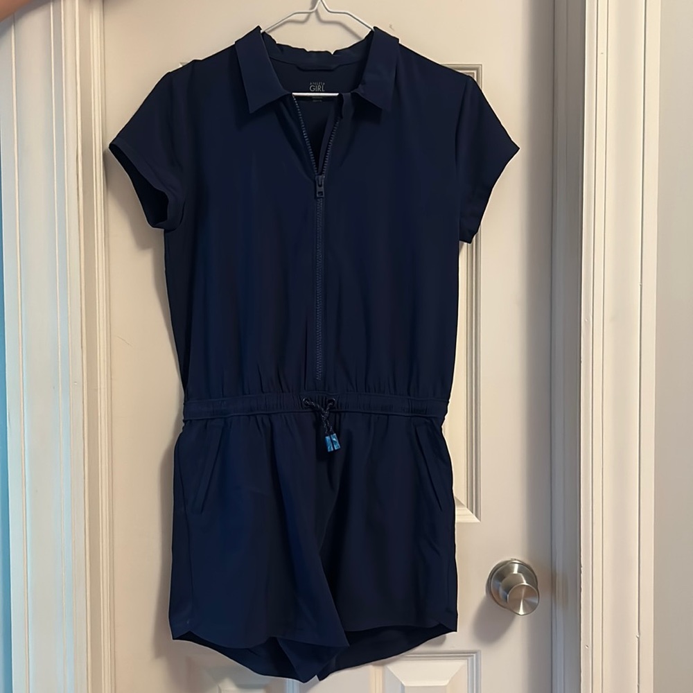 Athleta Girl, Girl 16 (XXL), Navy Romper